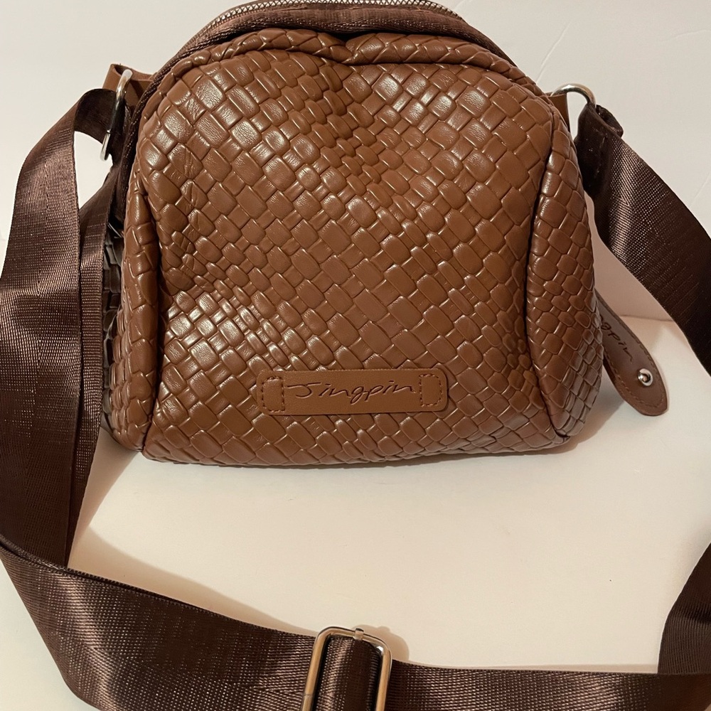 Jingpin Brown Women's crossbody Bag